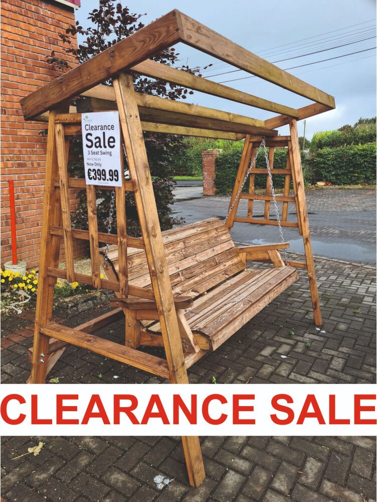 CHARLES TAYLOR RICHMOND 3 SEAT SWING GREEN