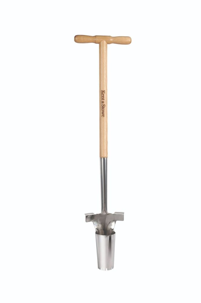 Kent & Stowe Long Handled Bulb Planter - Stainless Steel