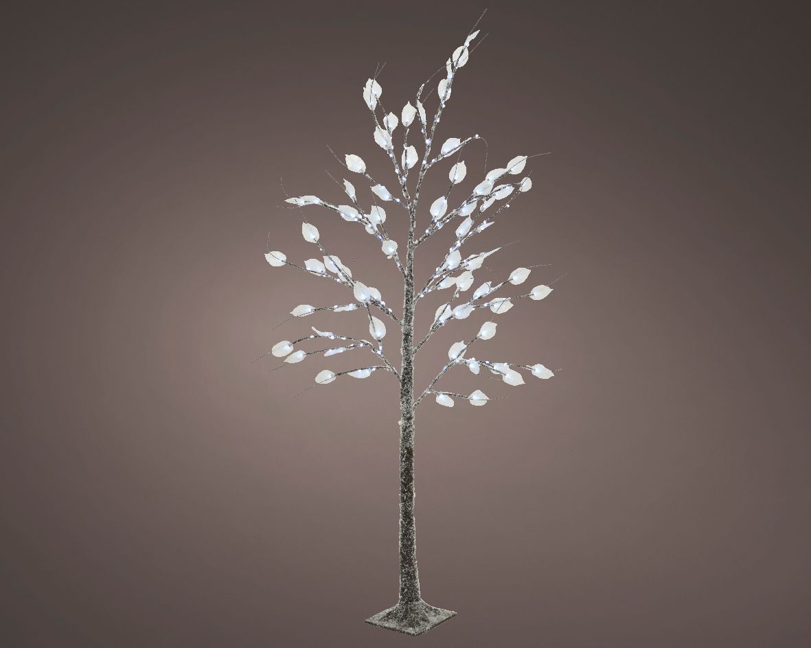 Chtistmas LED tree with white leaves