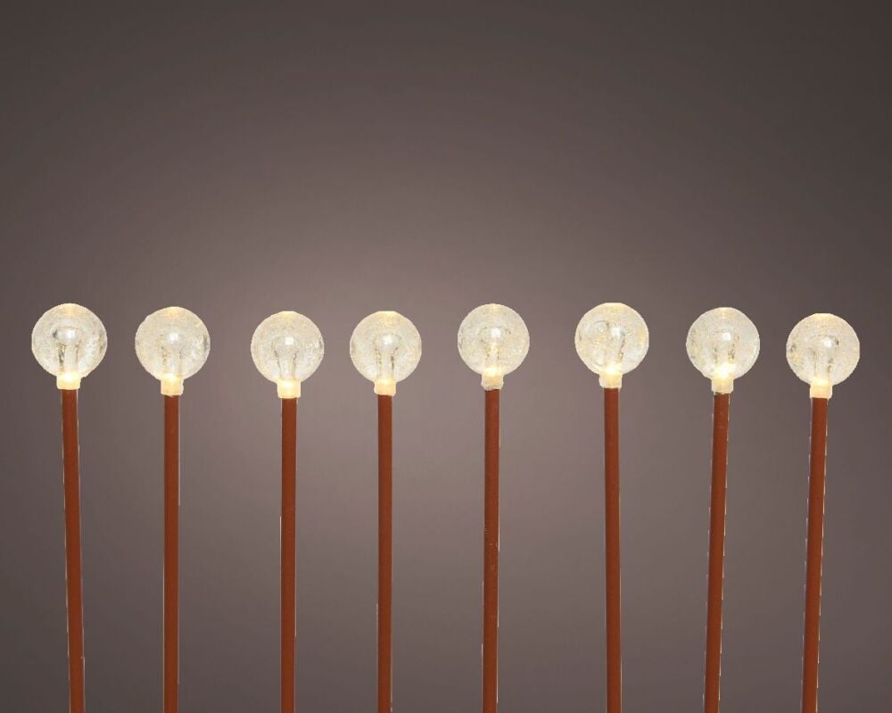 Spheres Lights on Stakes - Set of 8