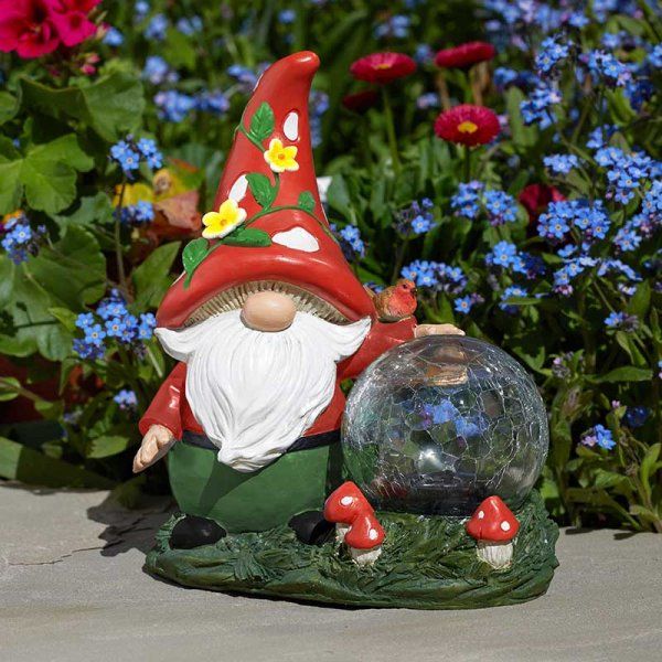 Solar  Garden Ornament - Woodland Wizard