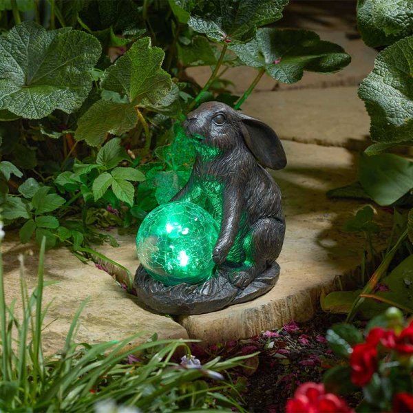 Solar  Garden Ornament - Hare Muse