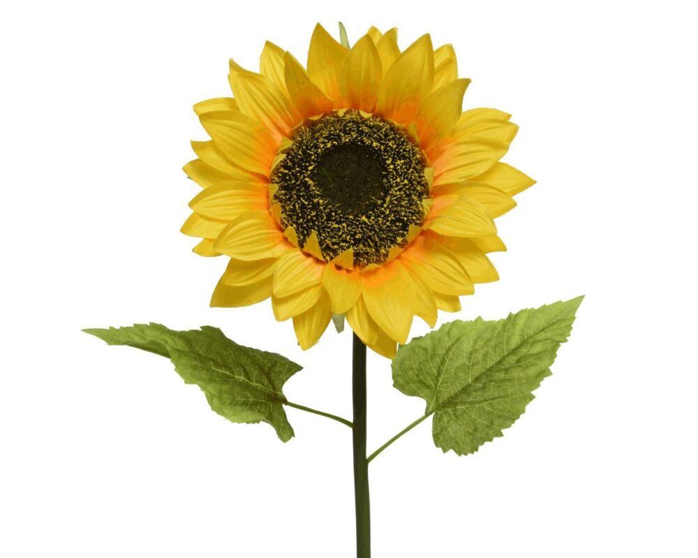 Sunflower - Artificial - on Stem - Large