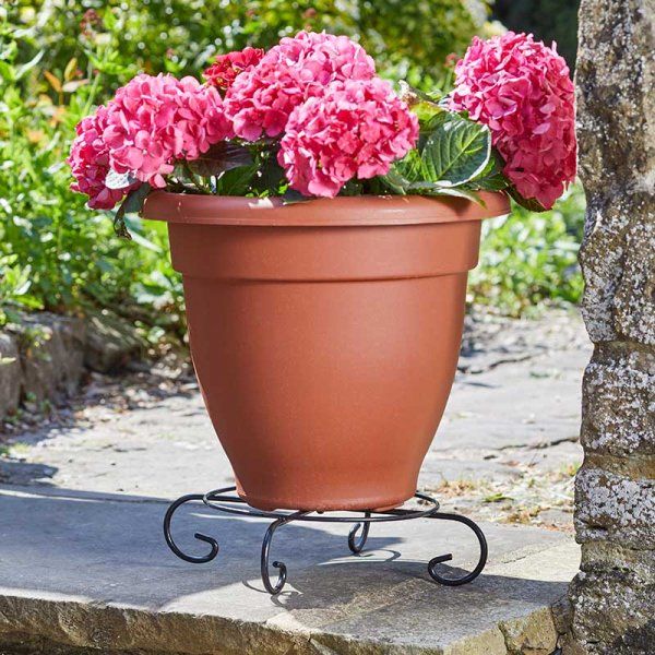Flower Pot Stand - Black - 25cm