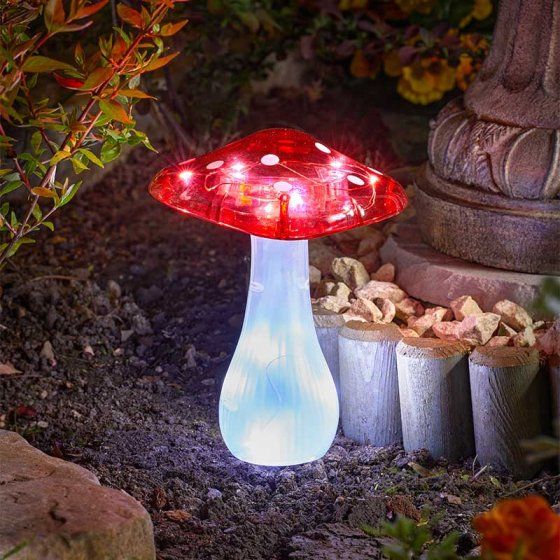 Solar Stake Light - Magic Mushroom