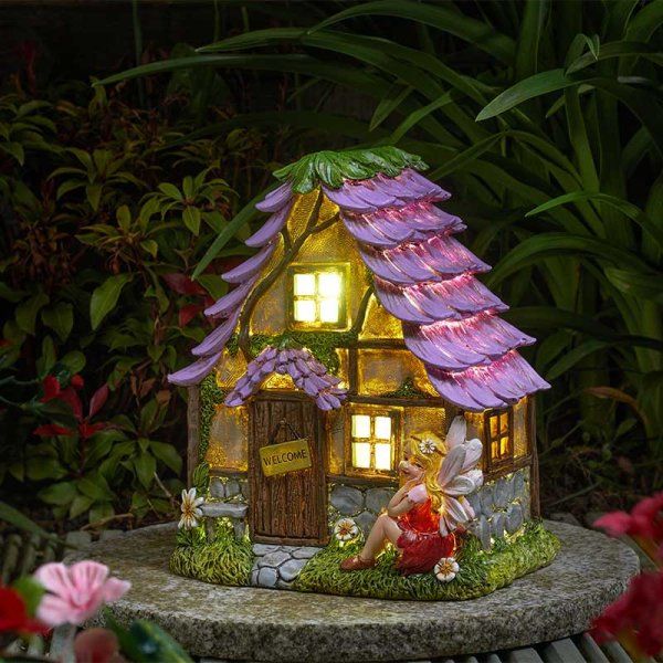 Solar - Fairy Home - Fairy FlowerLodge
