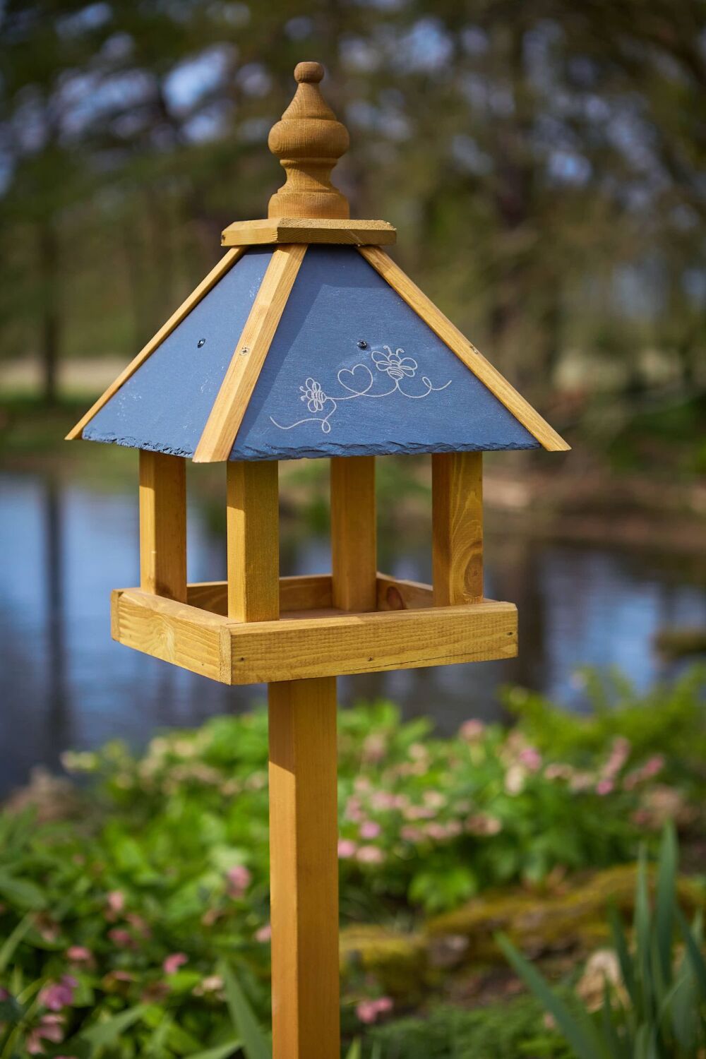 Bird Table - Baby Beedale with Etching