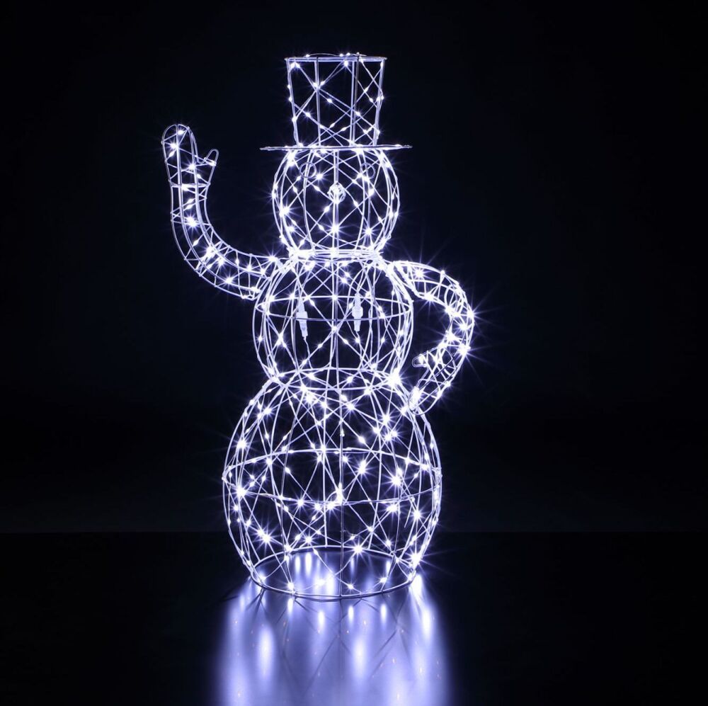 Snowman Dickensian   - 1m - 350 Flexi Wire Leds