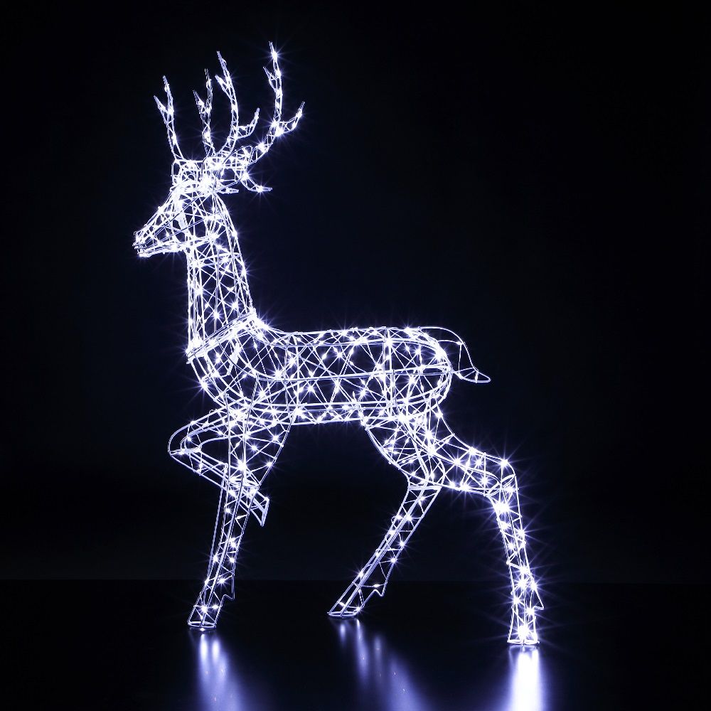 White Frame - Richmond Stag  - 1.4m - 420 Flexi Wire Leds