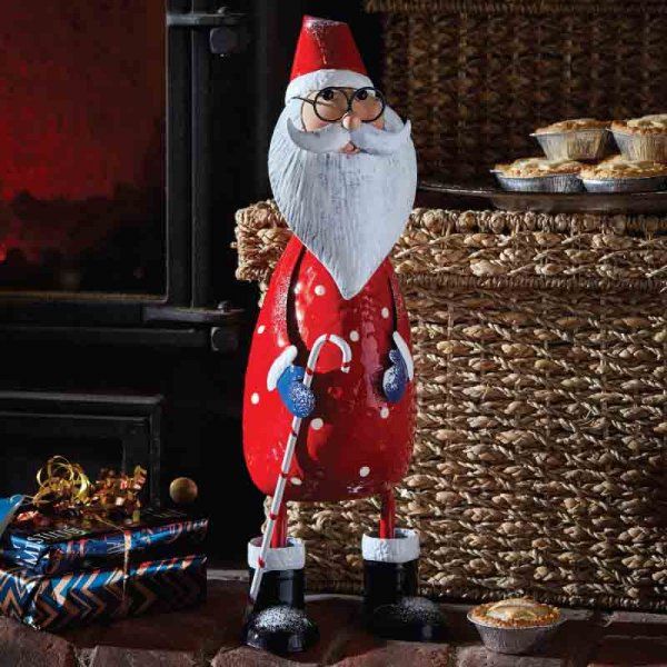 Metal Figure - Polka Santa