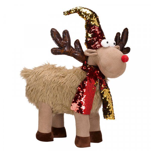 Plush Xmas Figure - Glam Deer - Jumbo