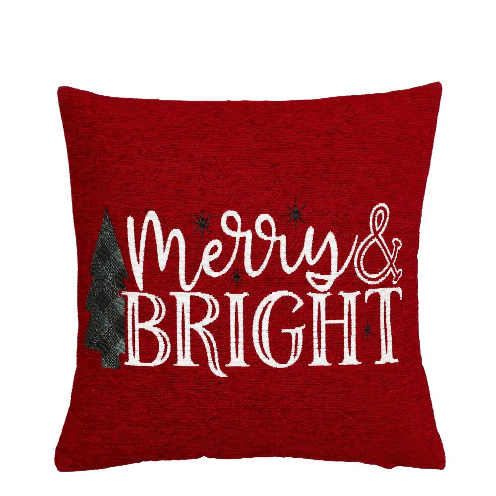 Cushion - Merry & Bright- Red