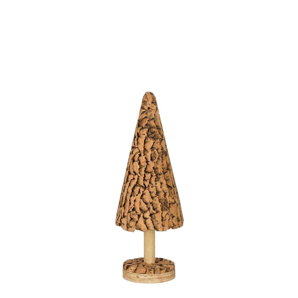 Christmas Tree - Cork - Brown - Small