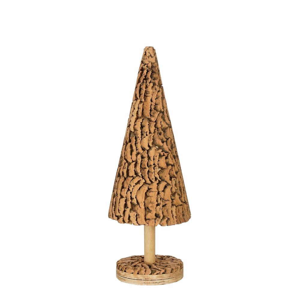 Christmas Tree - Cork - Brown - Medium