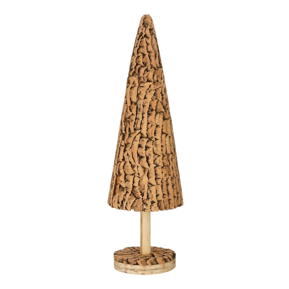 Christmas Tree - Cork - Brown - Large