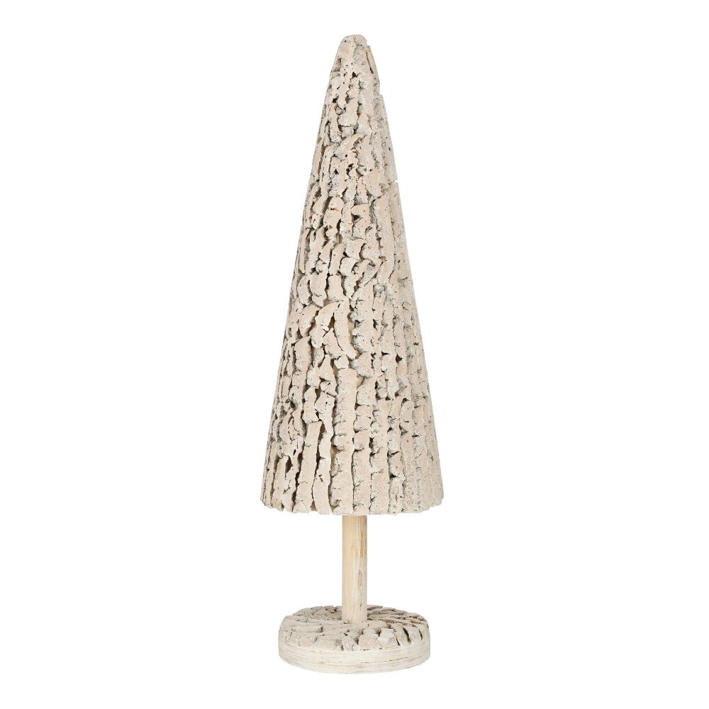 Christmas Tree - Cork - White - Large
