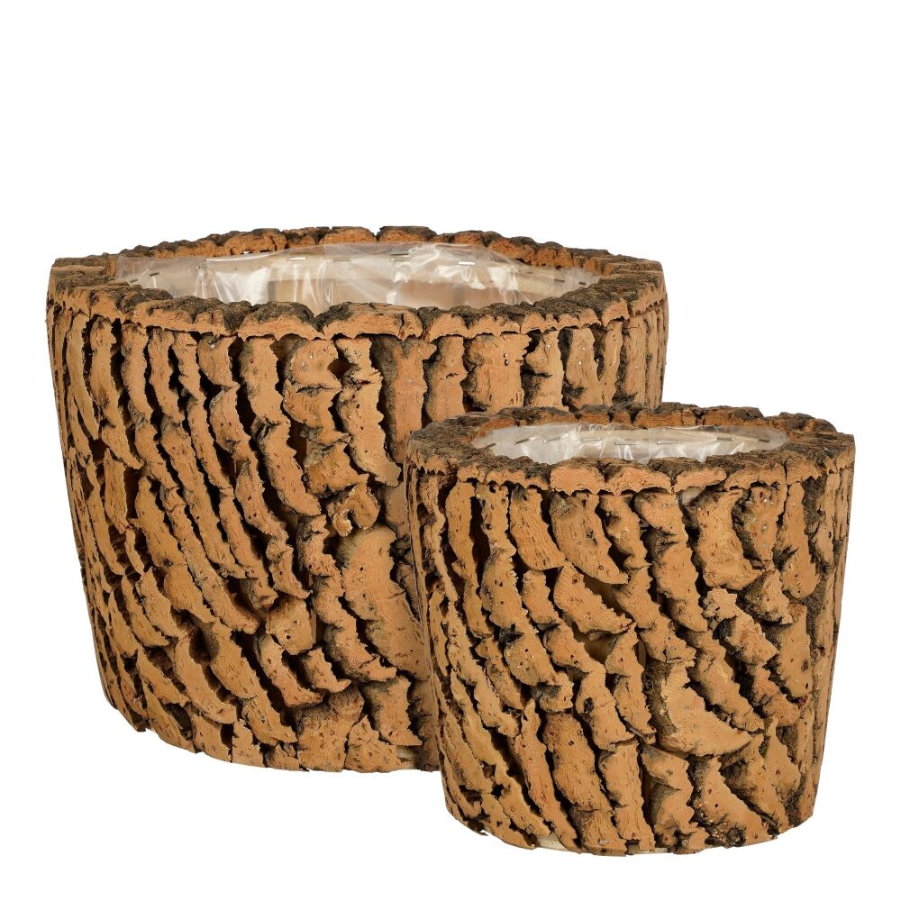 Christmas Pot - Cork - Brown - Large