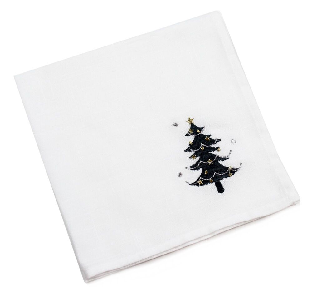 Napkins - Metallic tree