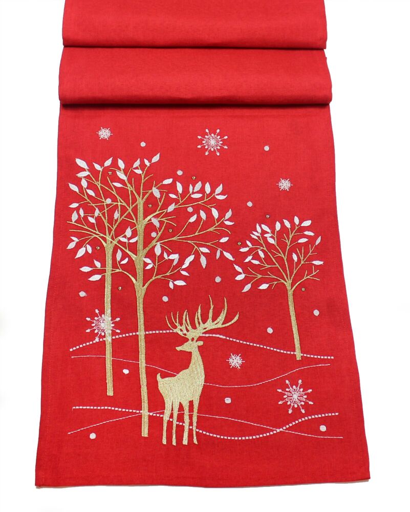 Table Runner - Shimmer Stag