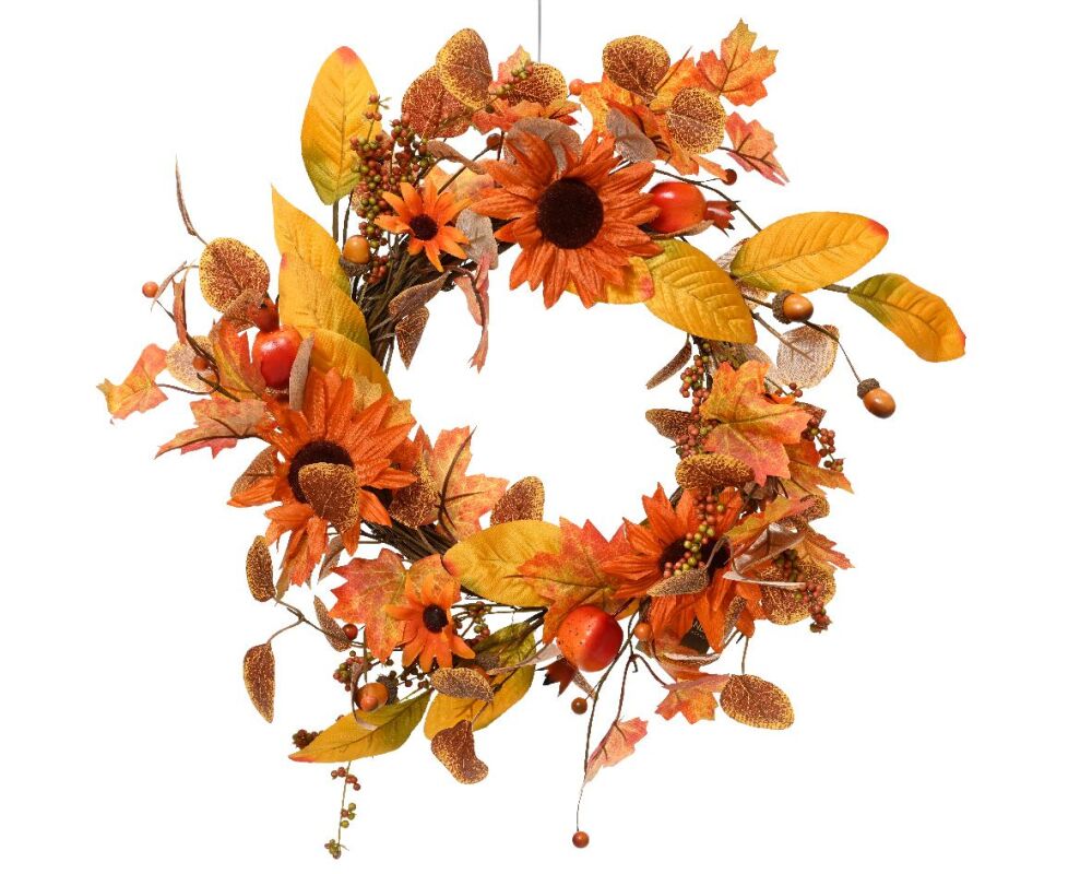 Wreath Autumn Leaves 50cm