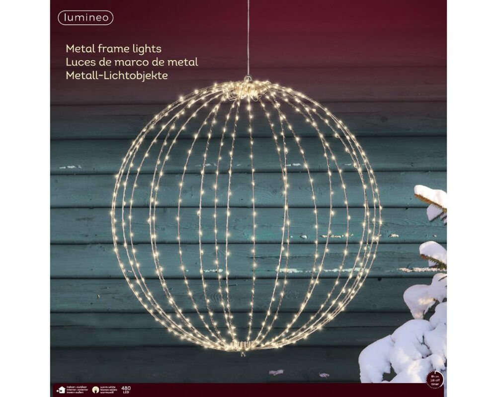 Christmas Wire Ball Light - Large