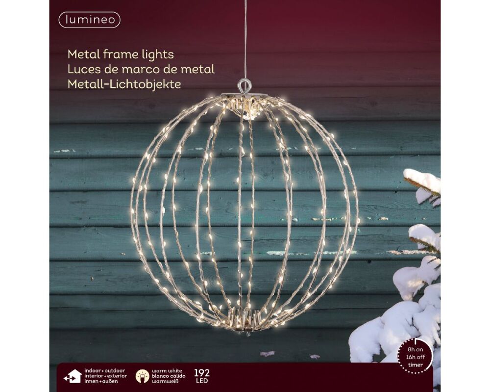 Christmas Wire Ball Light - Small