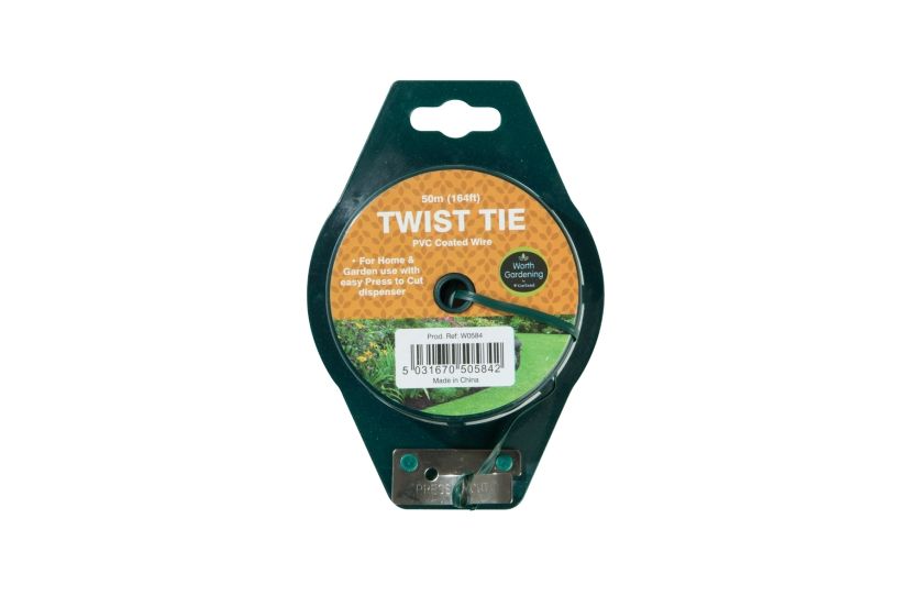 Tie - 50m Twist Tie Plastic Coated