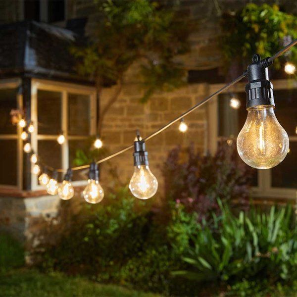 Decor Festoon String Lights - Warm White - Set of 10