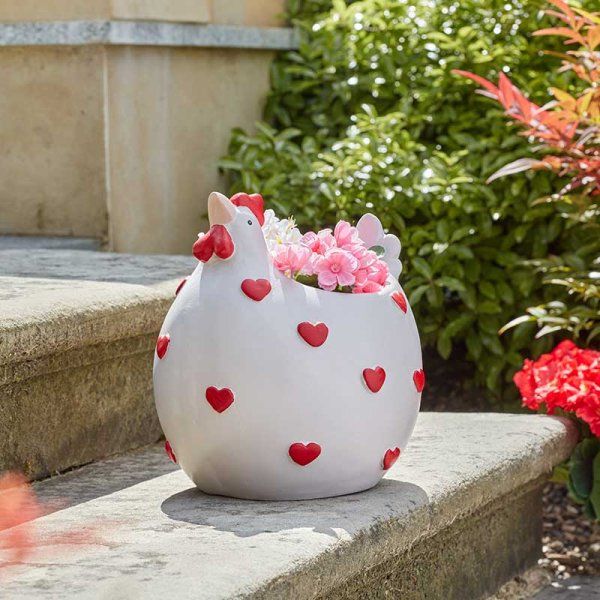 Planter - Heart Hen