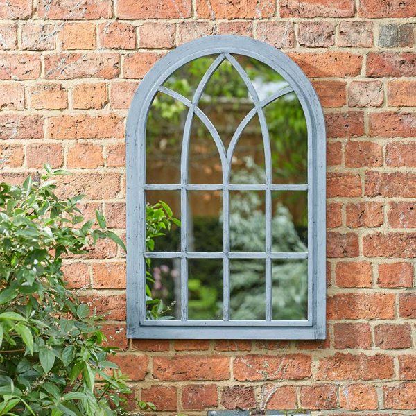 Window Mirror - Victorian - Slate