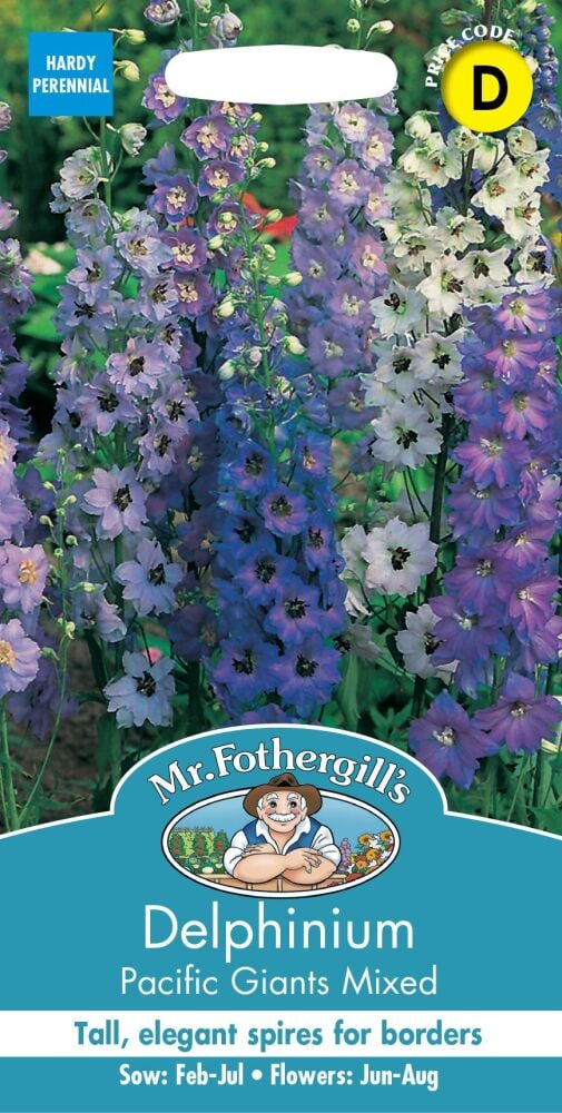 Delphinium Pacific Giants Mixed