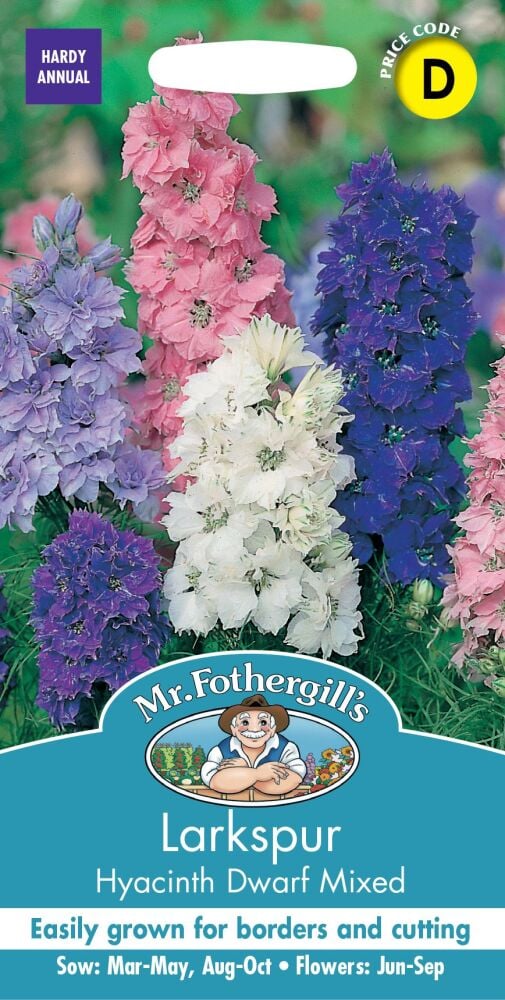 Larkspur Hyacinth Dwarf Mixed