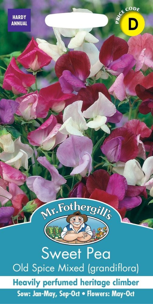 Sweet Pea Old Spice Mixed (grandiflora)