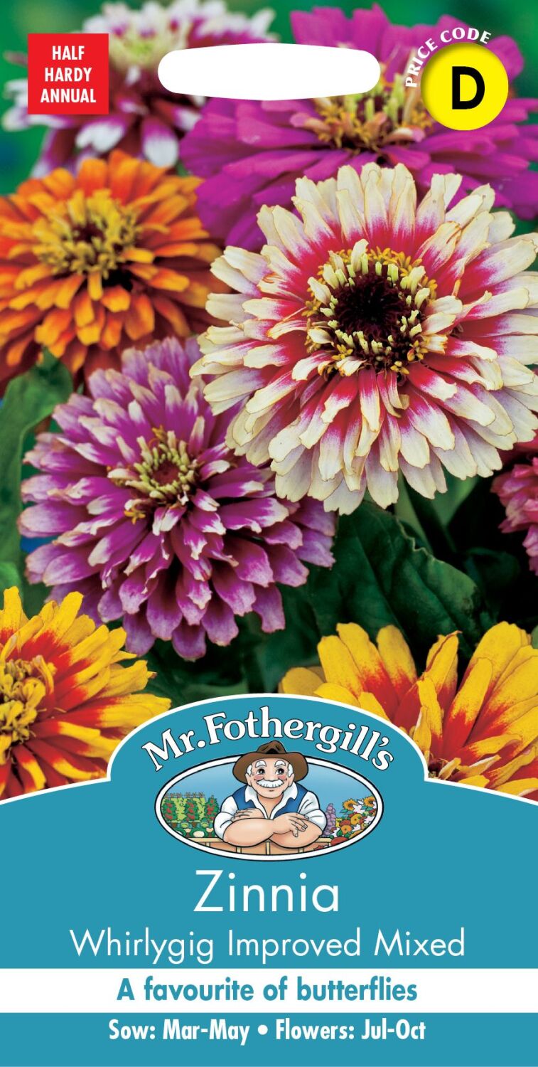 Zinnia  Whirlygig Mixed