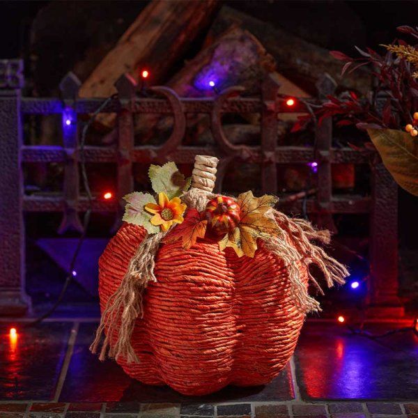 Raffia Pumpkin - Orange XL