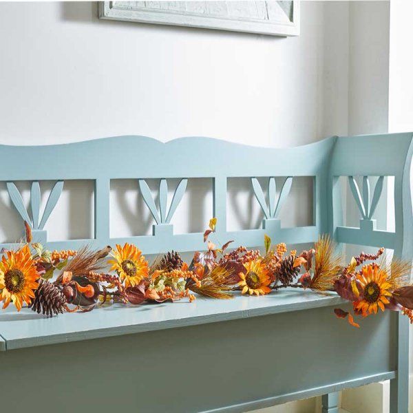 Golden Sunflower Garland - 180cm
