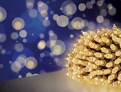 Christmas Lights - Diamond Cut Fairy Cap Lights - Warm White - 150