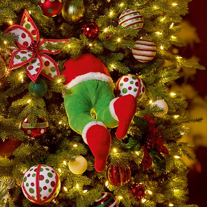 Door Hanging Animated Elf Legs