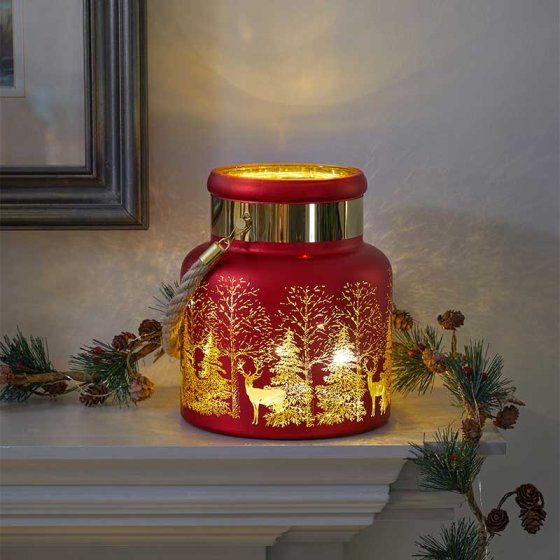 Christmas Lantern - Wonderland - Ruby