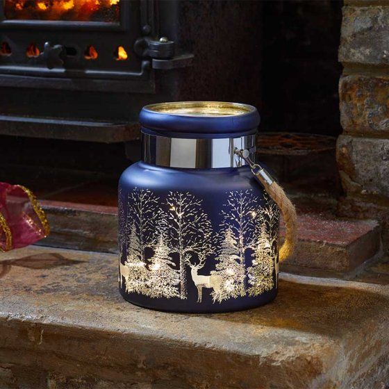 Christmas Lantern Wonderland - Sapphire