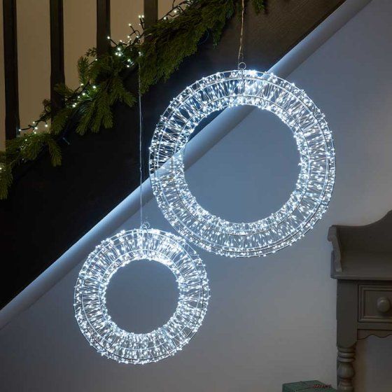 Christmas Wreath Galaxy - Cool White 40cm - 960 LED