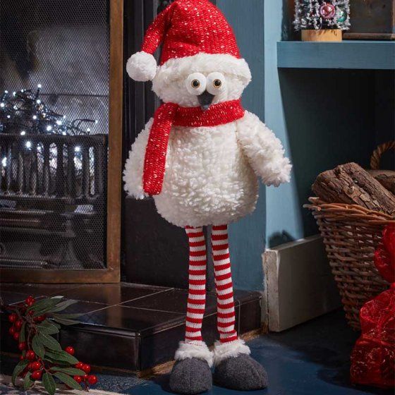 Christmas Plush Toy - Goggle Owl - Large