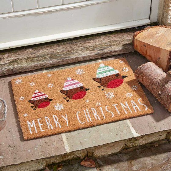 Door Mat - Festive Robin 40 x 60cm