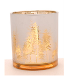 Candle Holder - Champagne Forest Design - Large