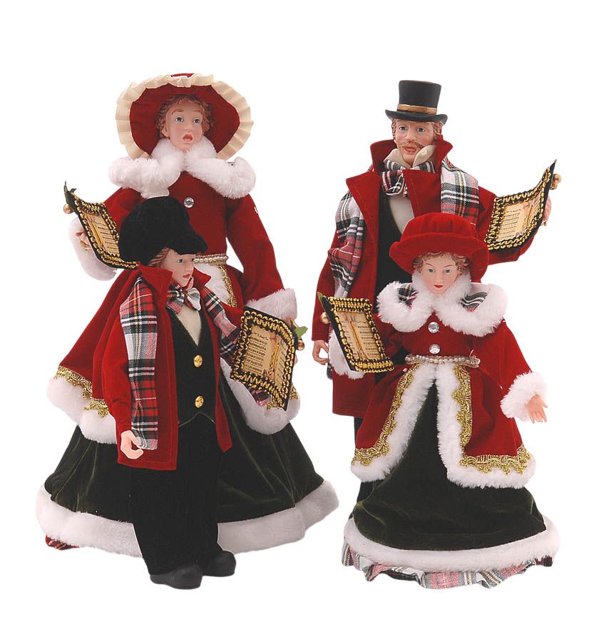 Christmas Carol Singers Figures- set of 4 - 46cm