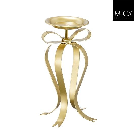 Candleholder Bow - Champagne