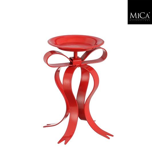 Candleholder Bow - Red
