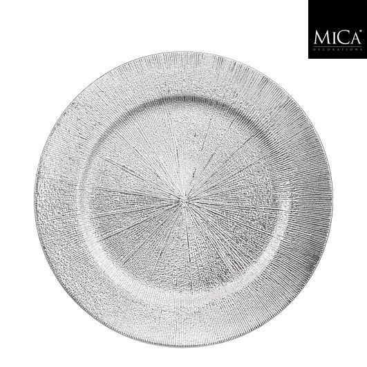 Decoration Plate - Silver