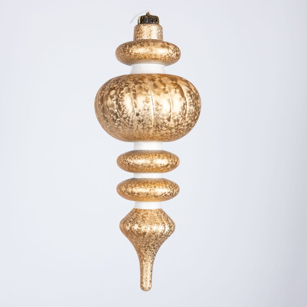 Christmas Ornament - White Champagne - 31cm