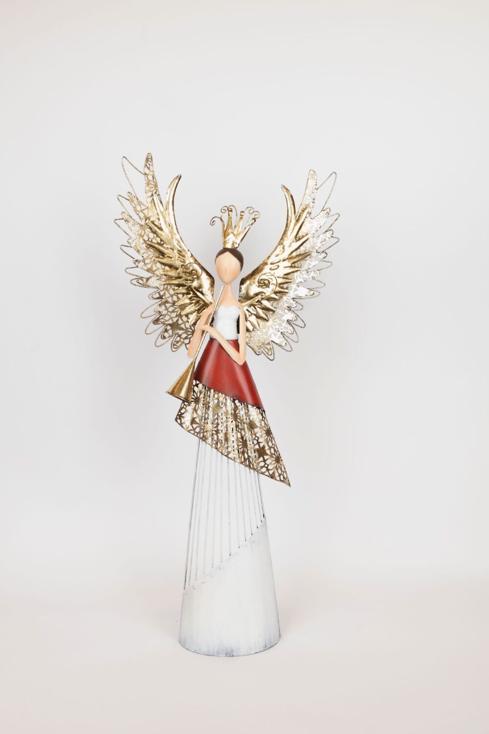 Metallic Princess with Musical Instrument